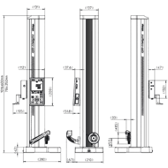 Höhenmessgerät digital 0-600mm (0,001mm) QM-Height, ohne Motor